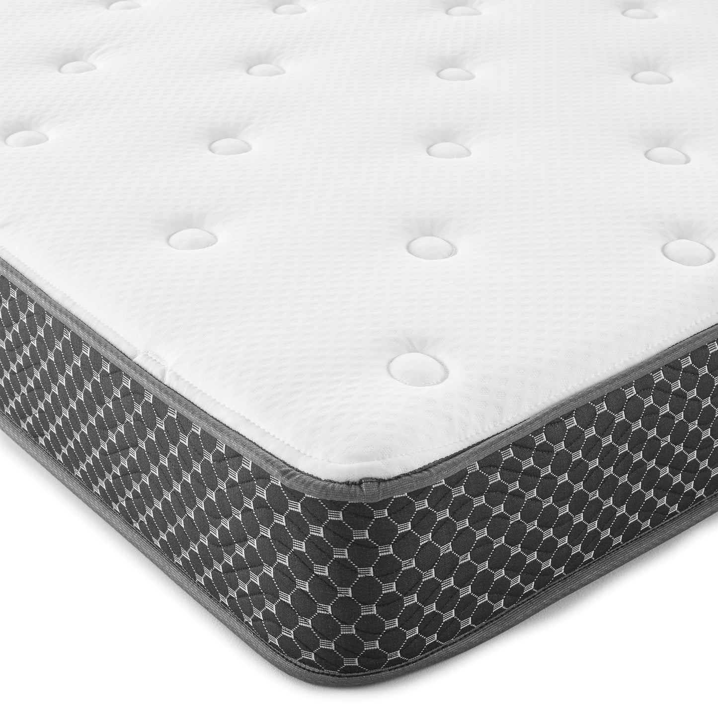 6" Twin Quilted Foam Firm Mattress - White