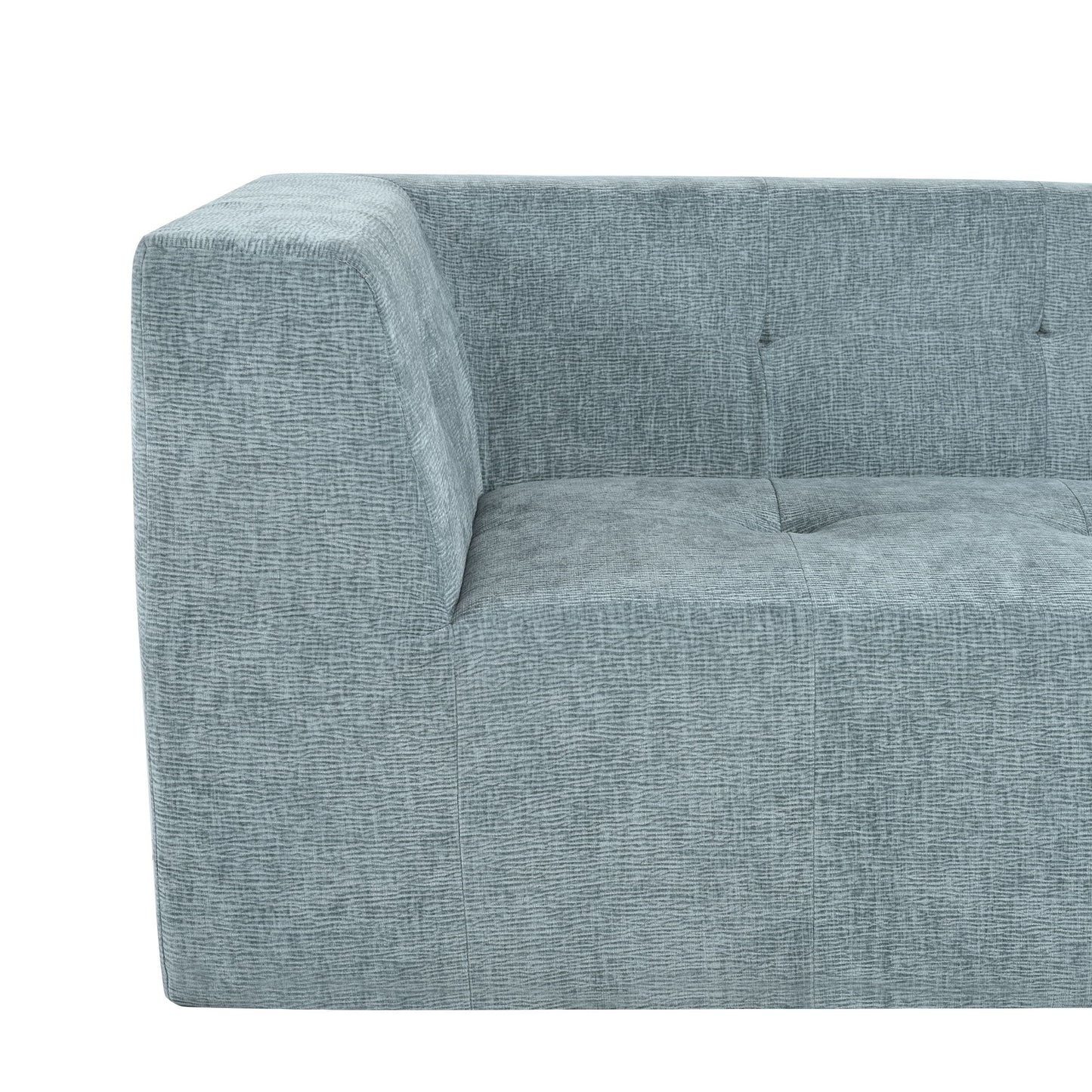 Modular Combination Living Room Sofa Set, Modern Minimalist Sofa, Living Room Upholstered Sofa Bed, Bedroom, 2 Pieces Computer Free Combination, L - Shaped - Light Gray