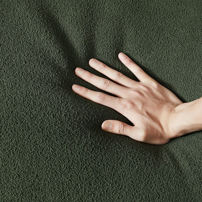 Dylan - Modern French Sofa - Brown / Dark Green