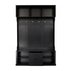 Hall Tree With 6 Hooks, Coat Hanger, Entryway Bench, 3 In 1 Design, A Spacious Drawer For Entrance, Living Room - Black
