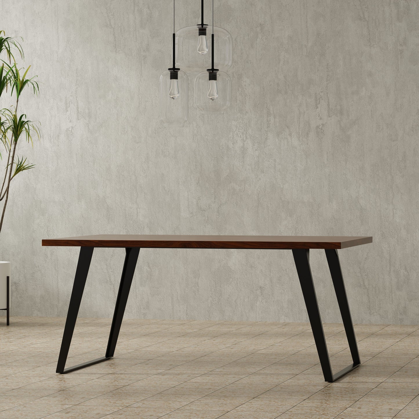 Lowry - Dining Table - Brown - Wood