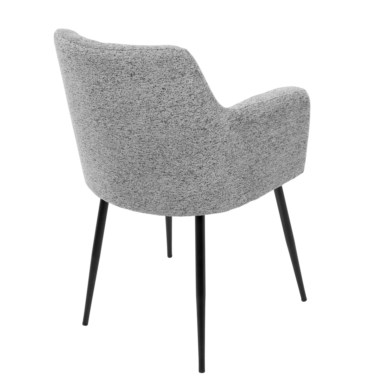 Andrew - Contemporary Dining / Chair (Set of 2) - Black / Gray