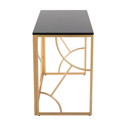 Constellation - Contemporary Desk - Gold / Black