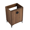 Modern Bathroom Vanity Storage Cabinet With Soft Closing Doors And Construction - Brown