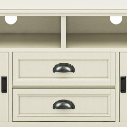 Burlington - TV Media Stand - Antique White