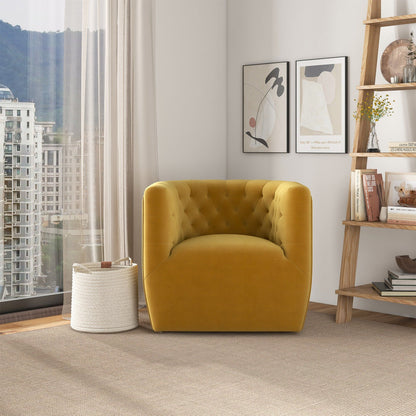 Delaney - Swivel Chair - Gold