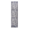 Marfi - 2' X 8' Abstract Runner Rug - Silver / Blue