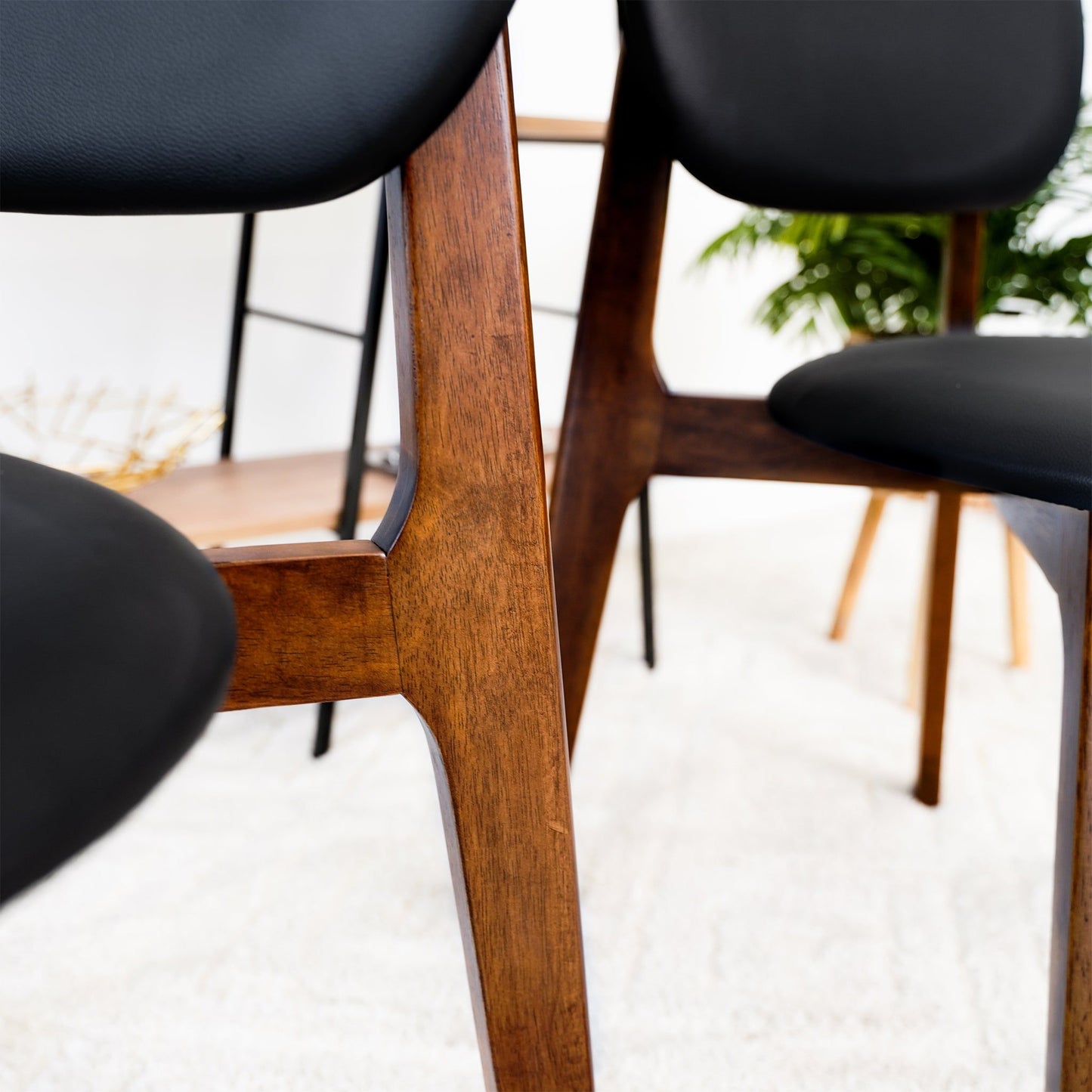Kelsey - Dining Chair (Set of 2) - Black / Brown