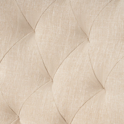 Springfield - Tufted Club Chair Stylish Upholstery - Light Beige