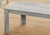 Table Set, Coffee, End, Side, Accent, Living Room Transitional (Set of 3) - Gray