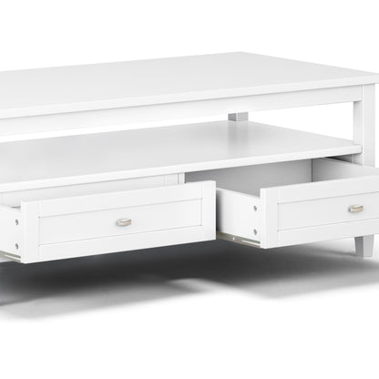 Warm Shaker - Coffee Table - White