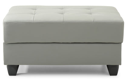 Chic Contemporary Ottoman - Gray