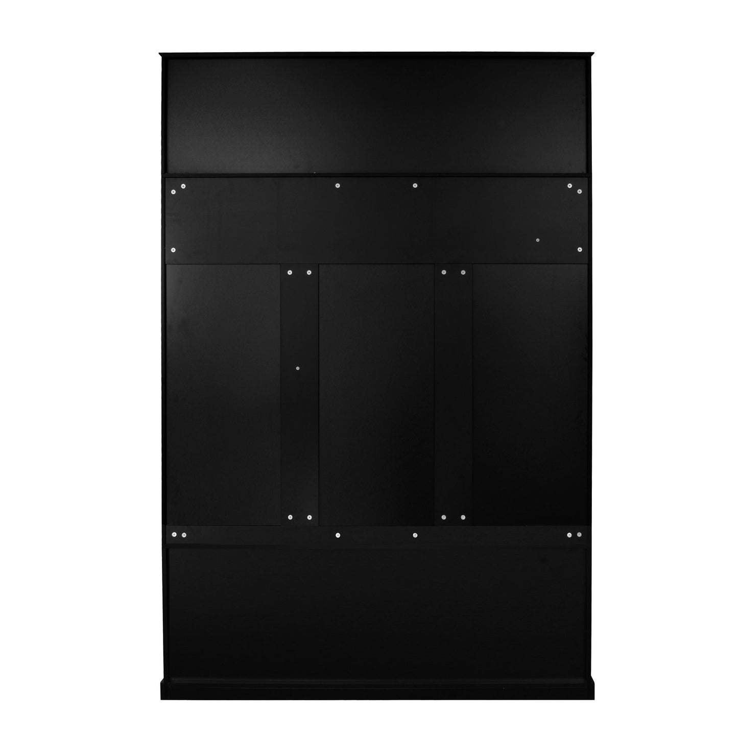 Hall Tree With 6 Hooks, Coat Hanger, Entryway Bench, 3 In 1 Design, A Spacious Drawer For Entrance, Living Room - Black