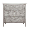 3 Drawer Cabinet, American Furniture, Suitable For Bedroom, Living Room - Light Gray