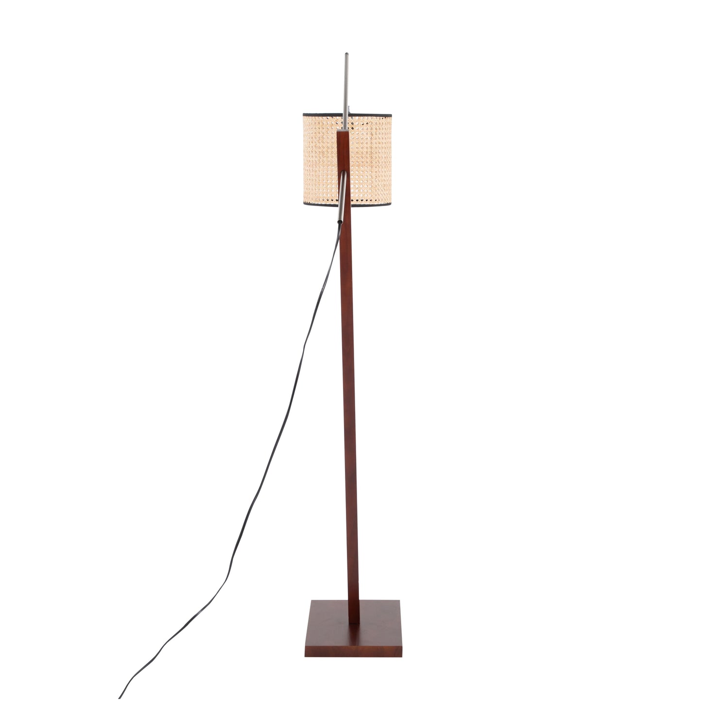 Arturo - Contemporary Floor Lamp - Walnut