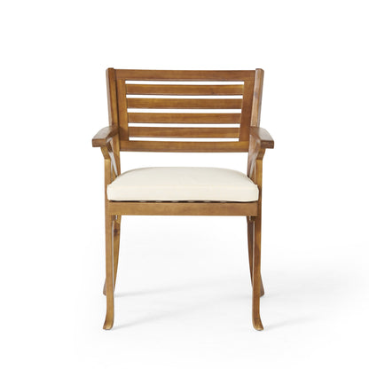 Outdoor Dining Set With Coffee Table And 2 Chairs - Teak