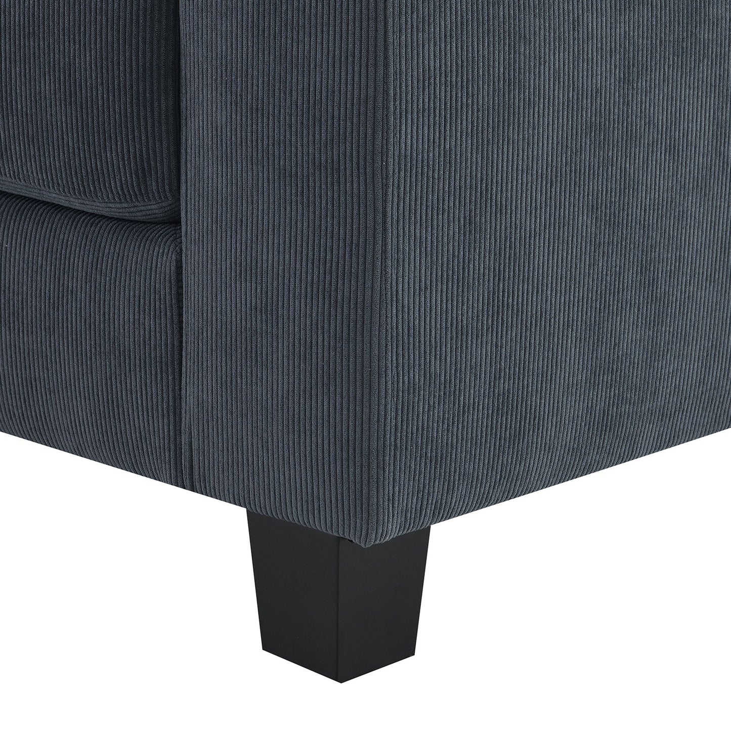 Wide Seat Modular Sectional Bed Sleeper Couch Set With Armrest Pillow 6 Seat, Free Combination Sofa With Ottomans Oversized - Gray
