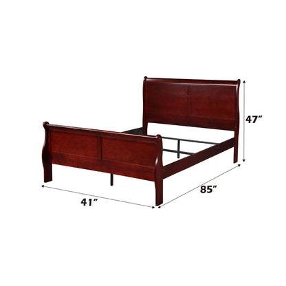 Louis Philippe - Twin Bed - Cherry