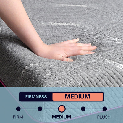 Renew - 11" King Size Cooling Gelcare Memory Foam Mattress - Gray