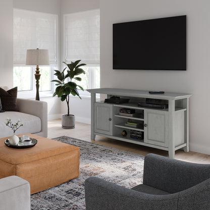 Amherst - TV Media Stand - Fog Gray