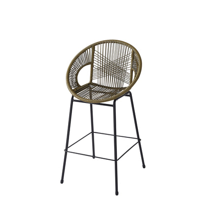 Ferrara - Outdoor Patio Barstool (Set of 2) - Green