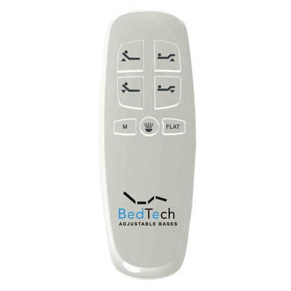 Bt2000 - Full Adjustable Bed Base With Full-Range Positions Adjustment - Blue / Gray
