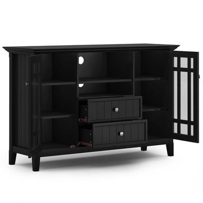 Bedford - Tall TV Media Stand - Black