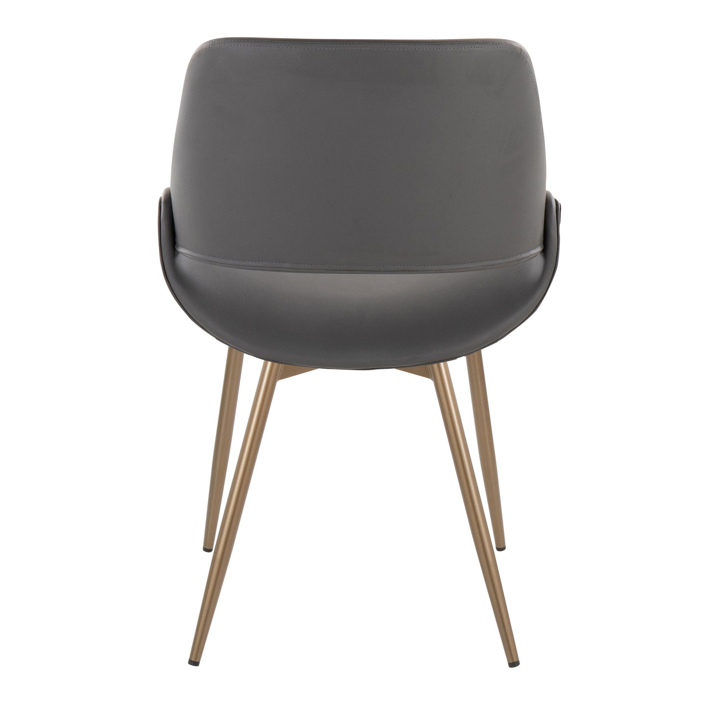Fabrico - Contemporary Chair (Set of 2) - Antique Copper / Gray