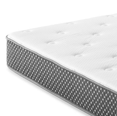 6" Full Quilted Foam Firm Mattress - White