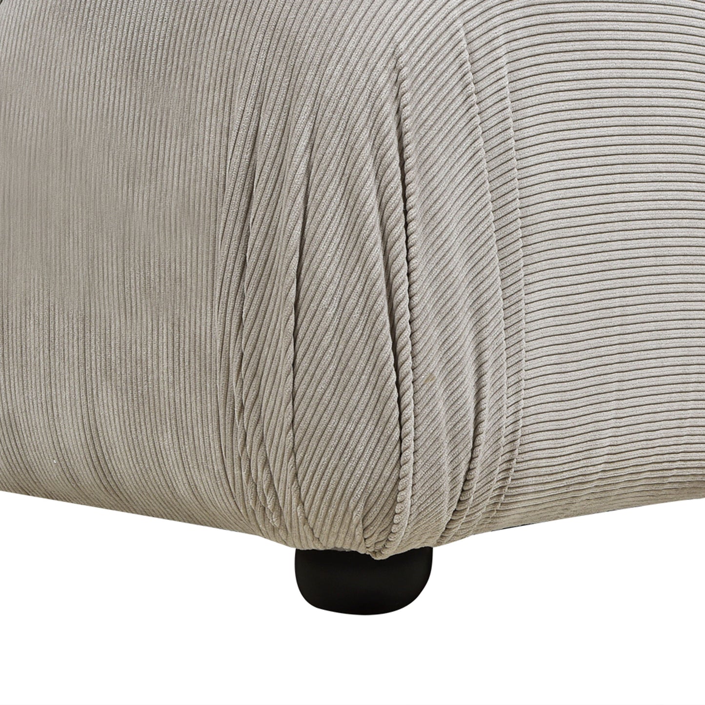 Marcel - Bubble Modular Modern Cocktail Ottoman - Pebble Gray