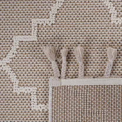 Guros - 6' X 9' Trellis Indoor / Outdoor Area Rug - Ivory