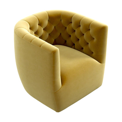 Delaney - Swivel Chair - Gold