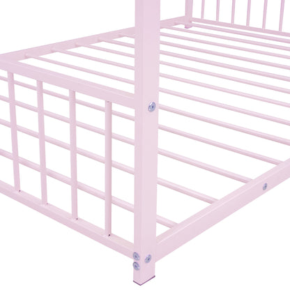 Full Size House Bed - Pink