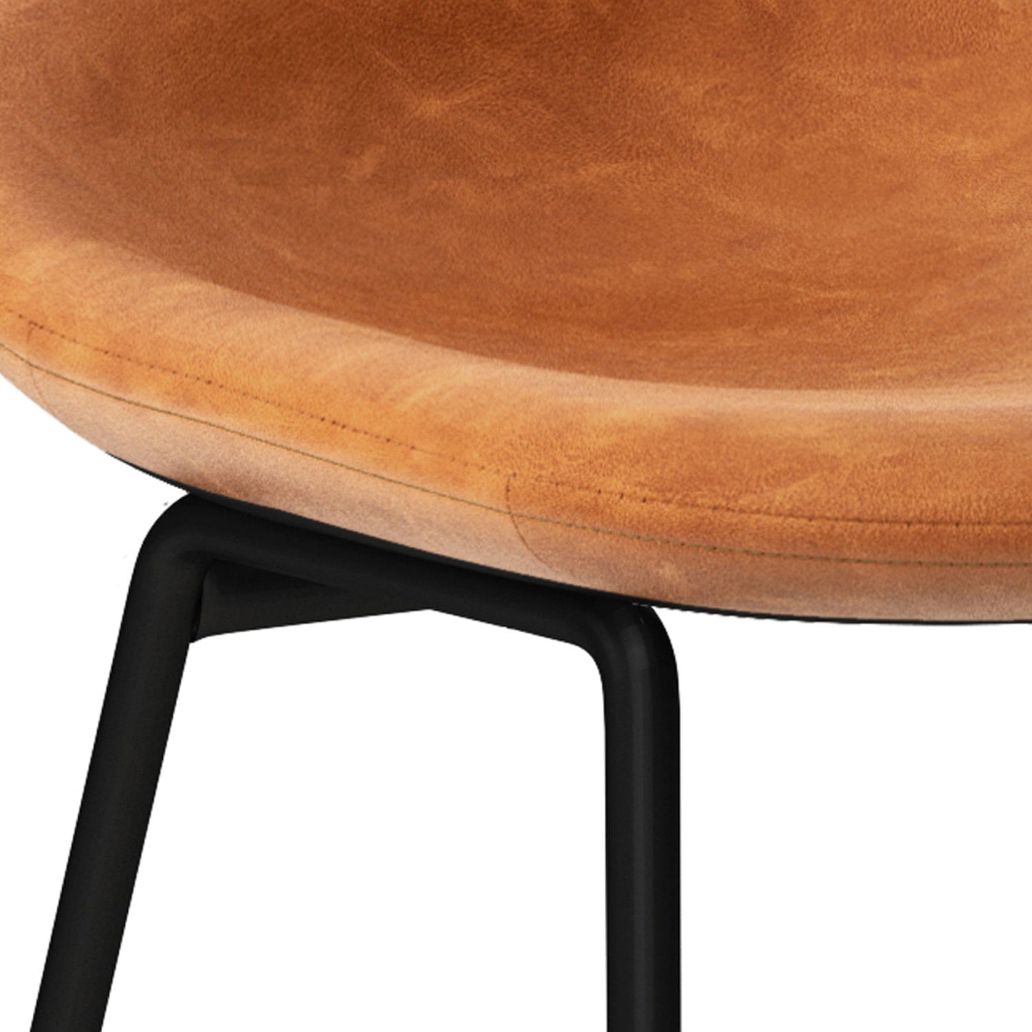 Dafney - Counter Height Stool (Set of 2) - Camel Brown