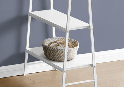 Computer Desk For Home Office, Laptop, Storage Shelves, Contemporary And Modern - White