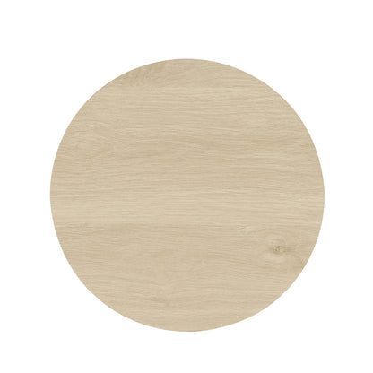 Coffee Table (Set of 2), Round Coffee Table, Modern Side Tables Accent End Table For Living Room, Apartment - Natural