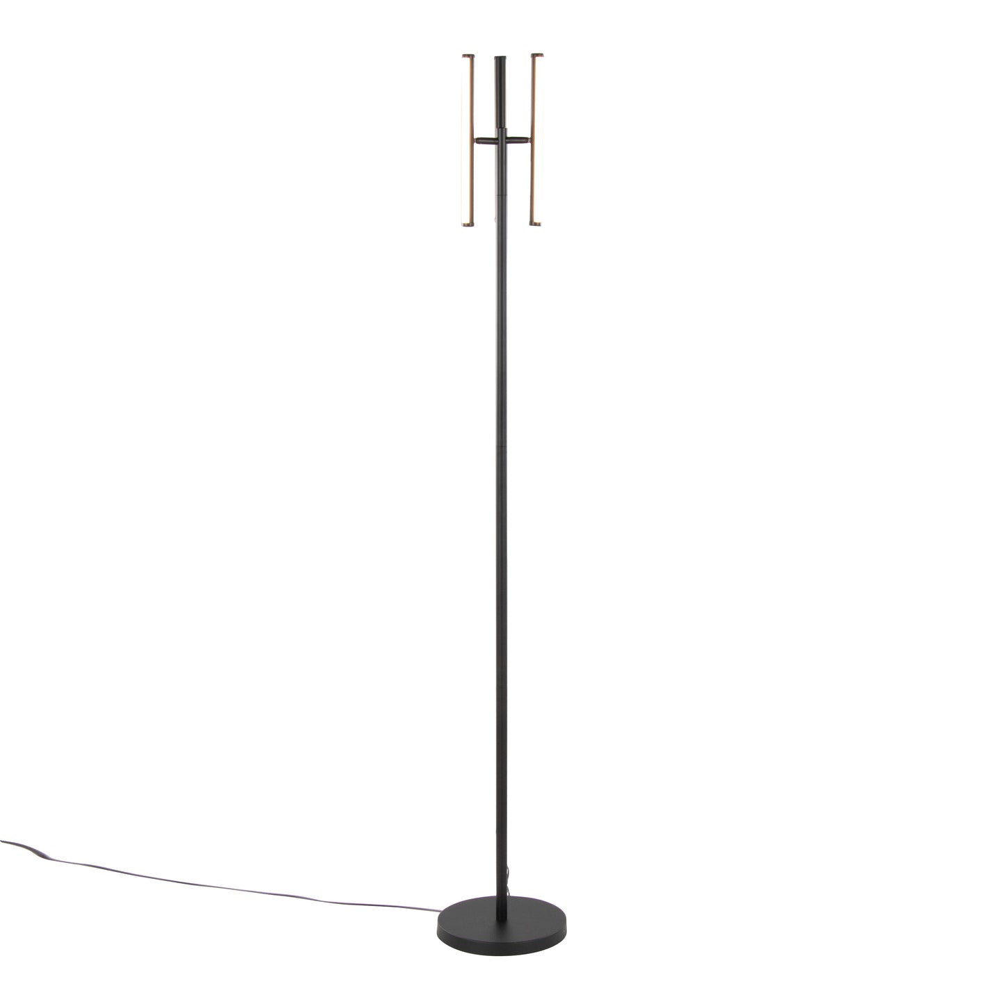 Icicle - Modern Swivel Floor Lamp - Black