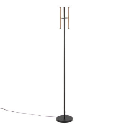 Icicle - Modern Swivel Floor Lamp - Black