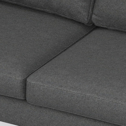 Ava - Mid Century Corner Sectional Sofa - Gray