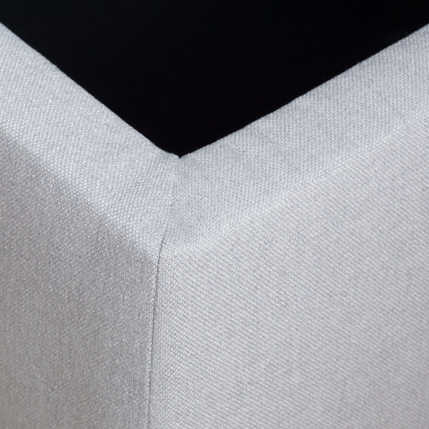 Juliana - Storage Ottoman Fabric - Light Gray