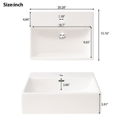 Bathroom Vanity With Ceramic Sink And Ample Storage, Ideal For Small Bathrooms - Blue