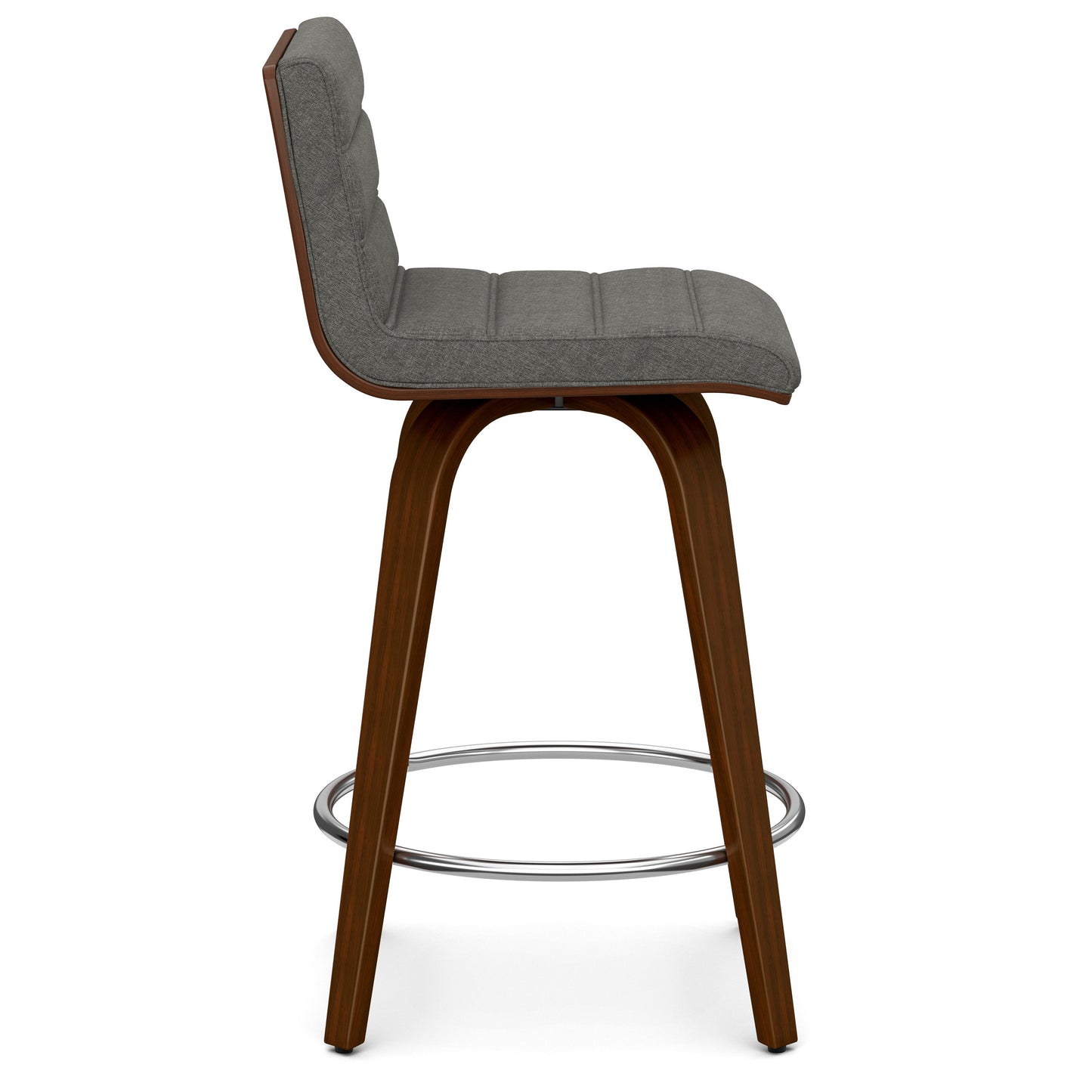 Roland - Swivel Counter Height Stool - Gray