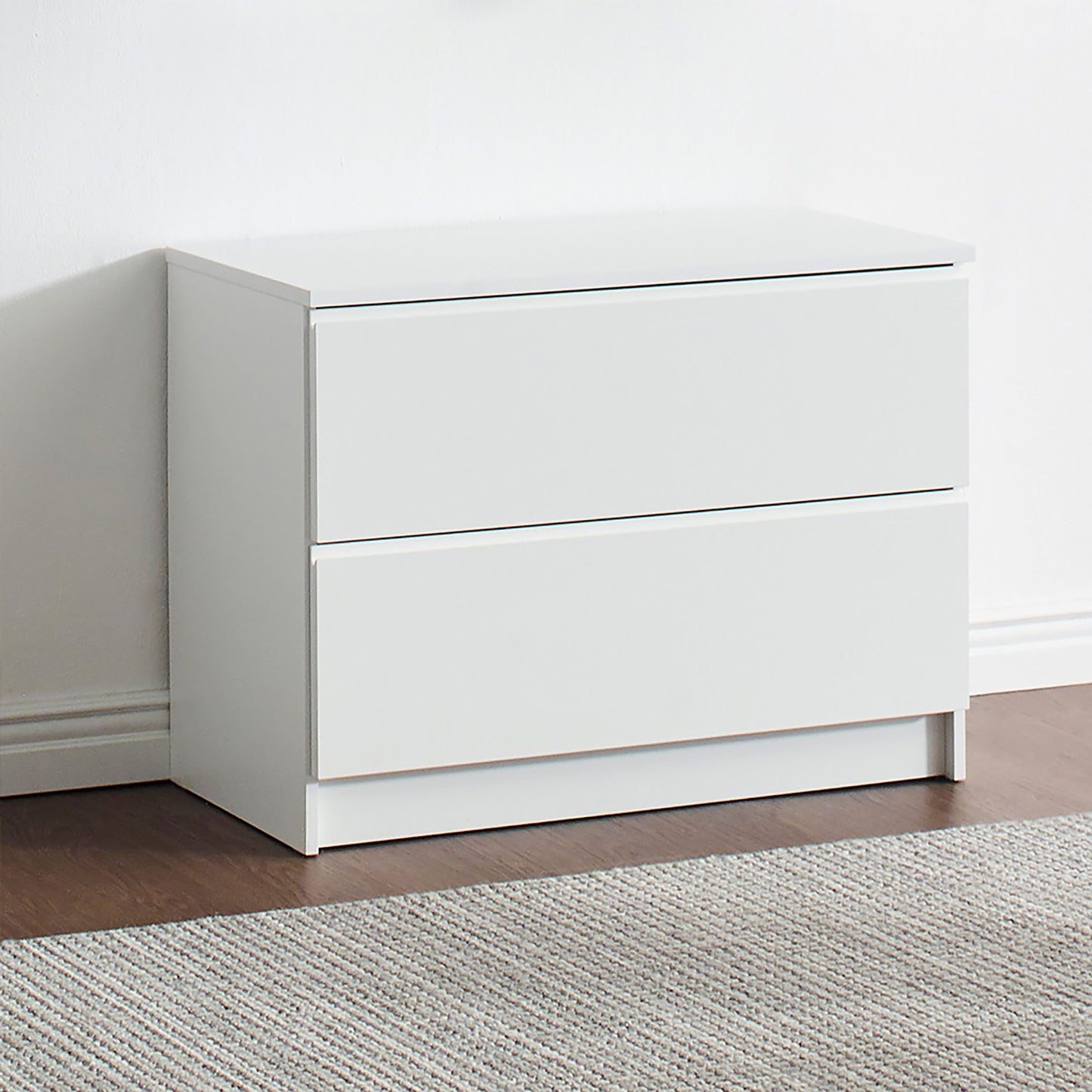 Devi - Wall Mounted Wood Closet System With Modular Versatility And Warm - White