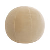 Luna - Round Sphere Accent Ball Throw Pillow - Fawn Brown