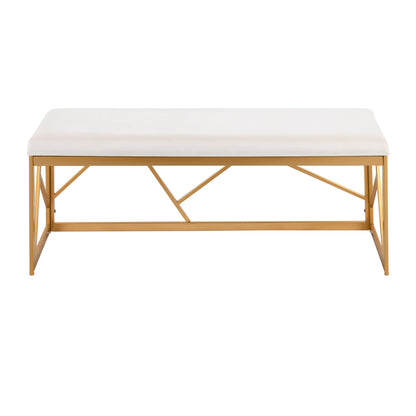 Folia - Glam Bench - Gold / White