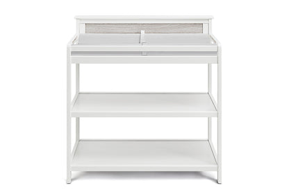 Connelly - Changing Table - White, Rockport Gray