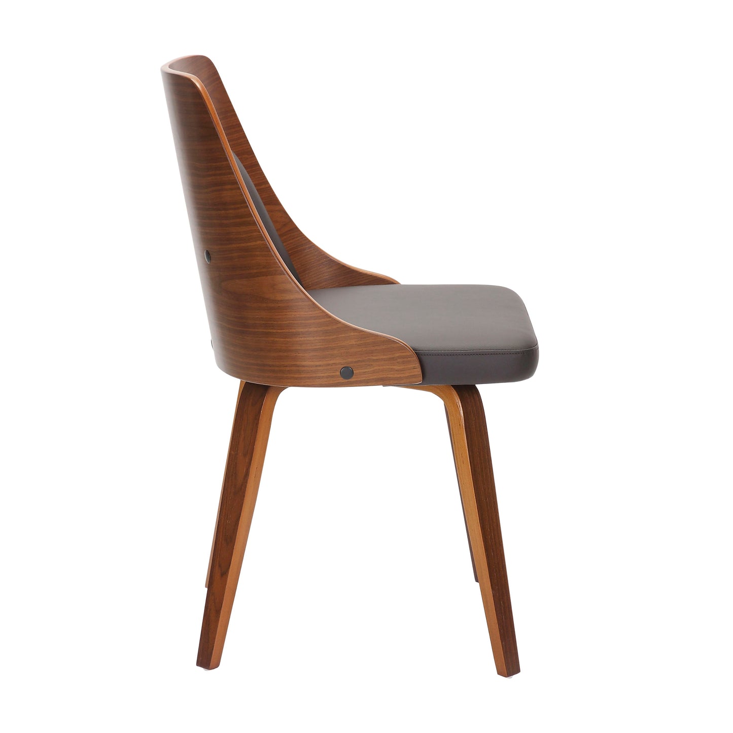 Anabelle - Mid-Century Modern Dining / Chair (Set of 2) - Walnut / Brown