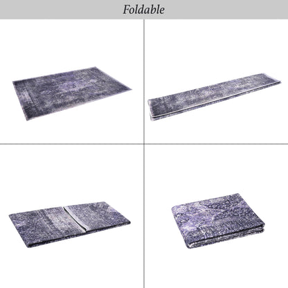 Maval - 4' X 6' Area Rug Washable - Anthracite