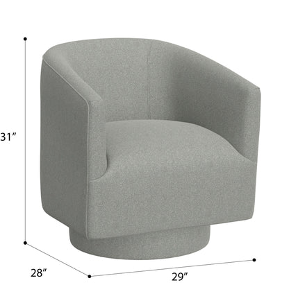 Bralin - Swivel Accent Chair - Gray