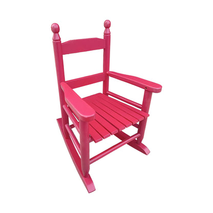 Children's Rocking Chair Indoor Or Outdoor, Suitable For Kids, Durable - Red